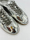 TB.490 LEATHER SNEAKER SILVER SHIMMER