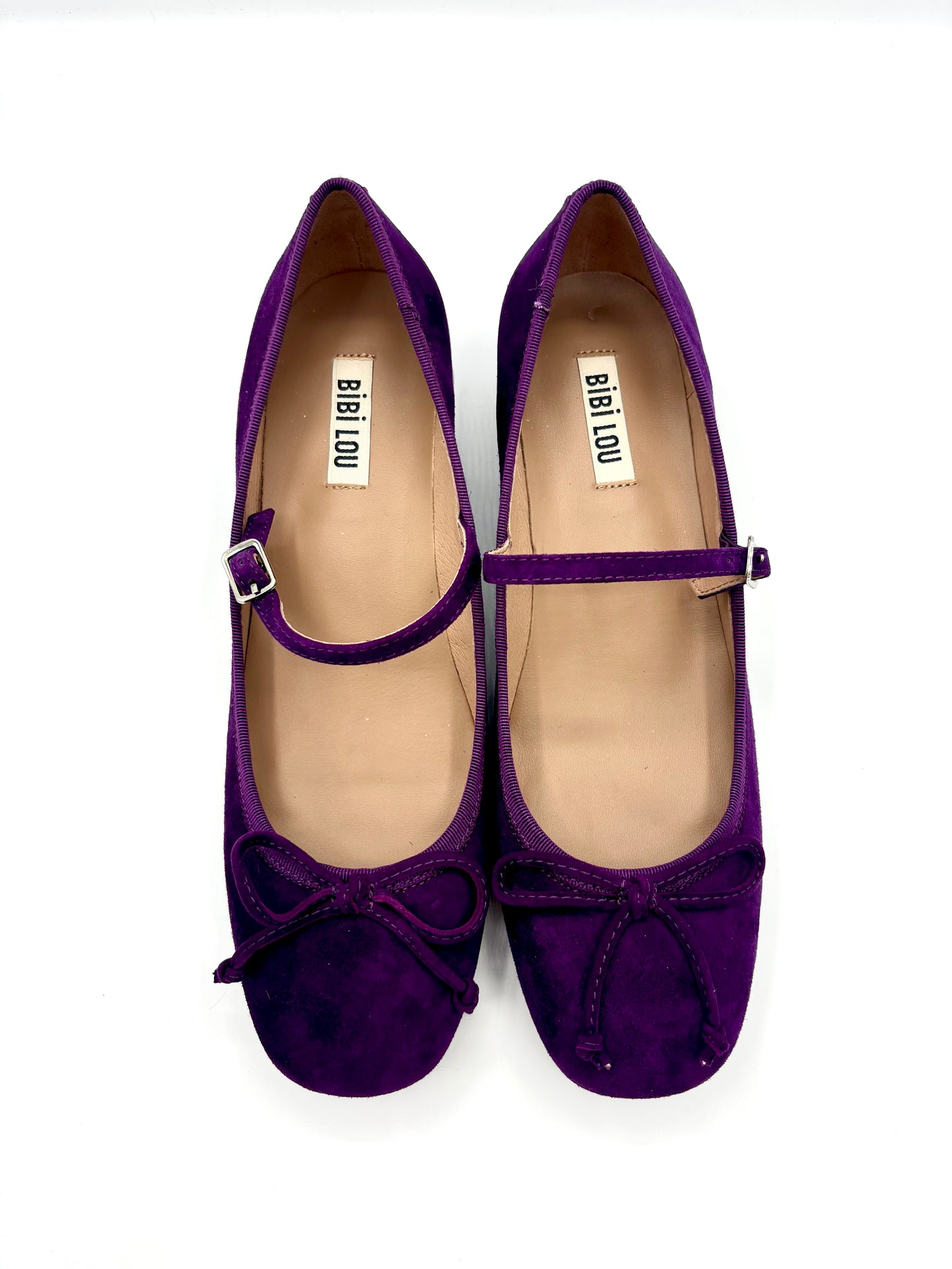 MISTY BERRY SUEDE BALLERINA