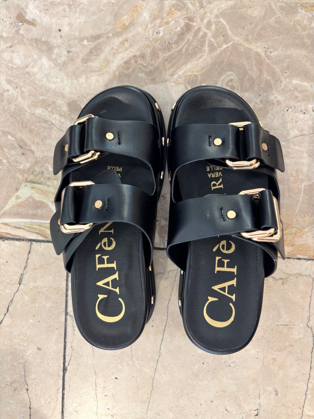 PLATEAU SANDAL BLACK