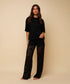 LACY TROUSERS BLACK