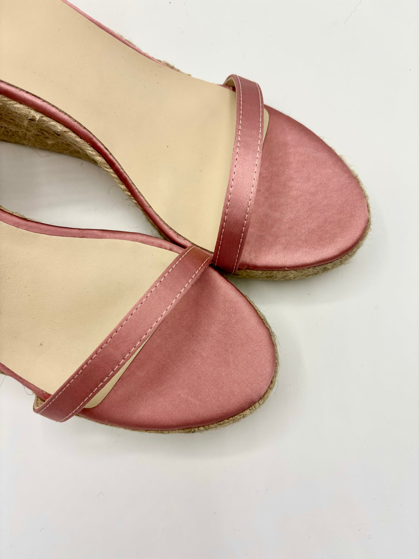 WILLA SILKY PINK LEATHER ESPADRILLES