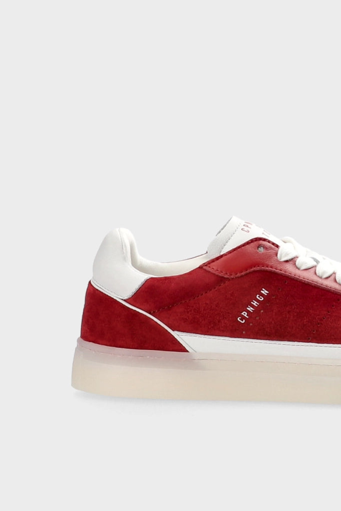 CPH253 x TONI GARRN LEATHER MIX RED WHITE SNEAKER