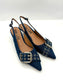 DENIM BLUE SLINGBACK PUMP