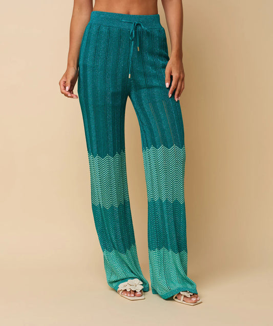 DANI TROUSERS AQUA