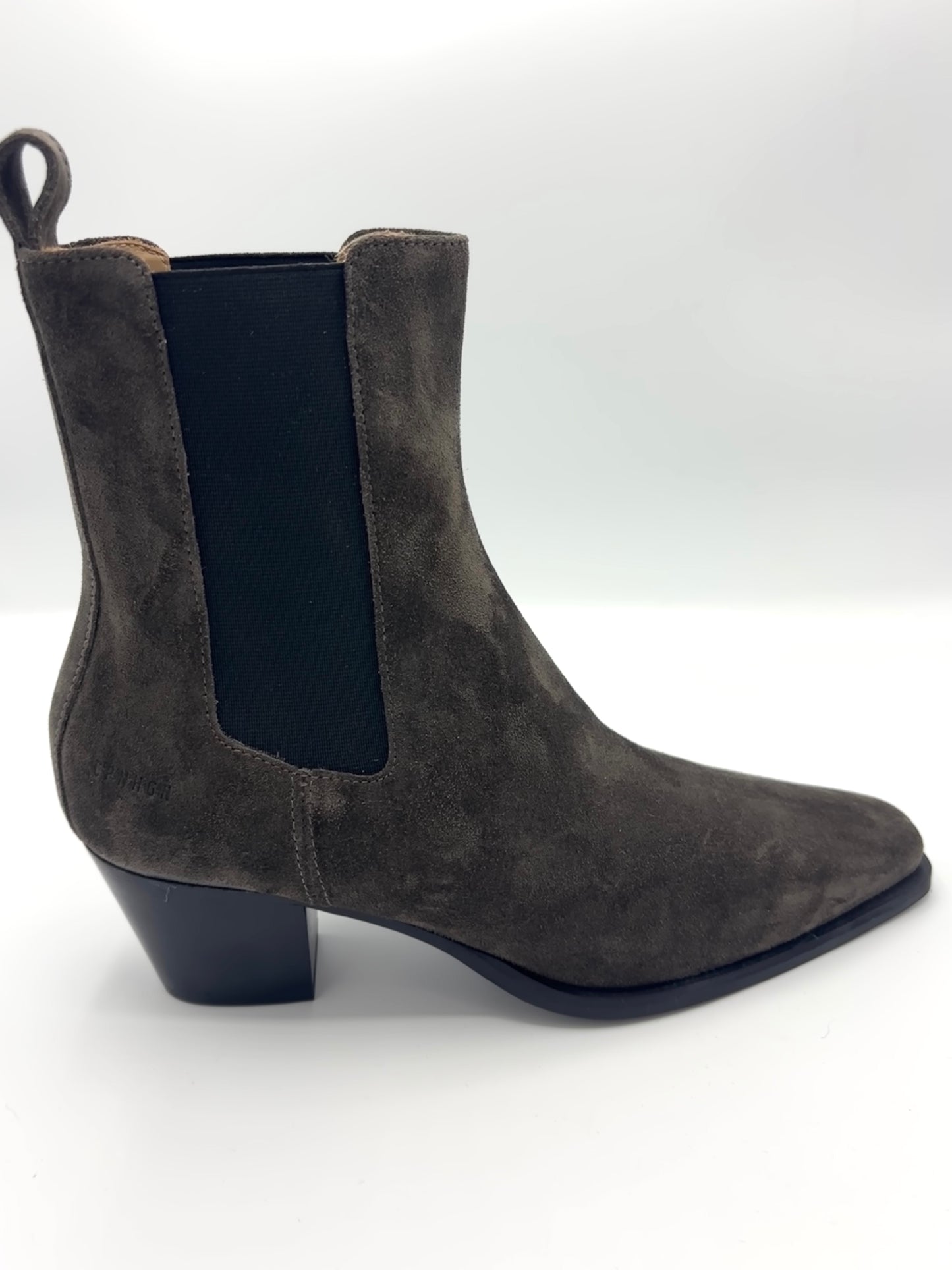 CPH247 SUEDE LEATHER OFF BLACK/ TAUPE CHELSEA BOOT