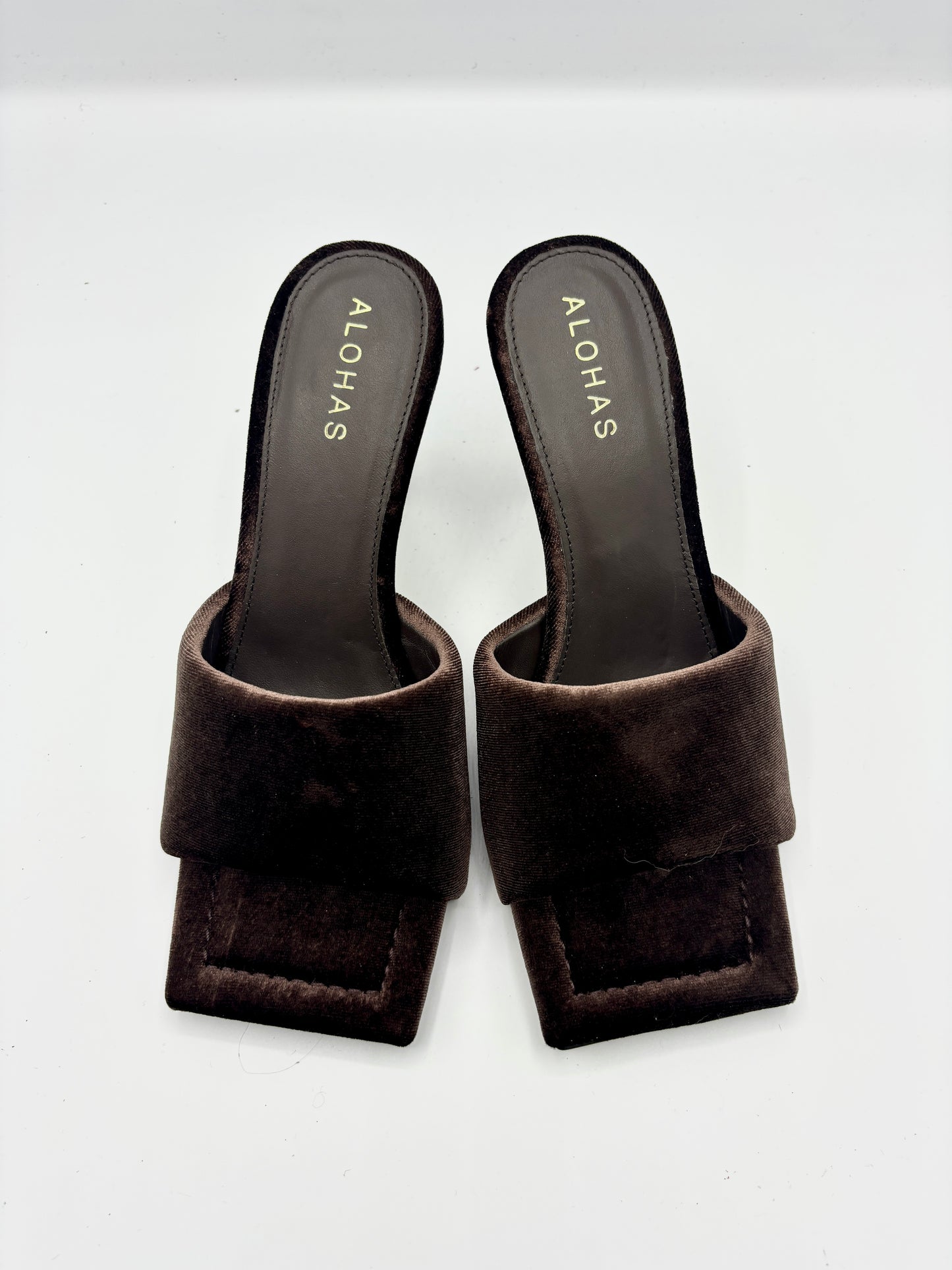 PUFFY VELVET COFFE HEEL (LIMITED EDITION)