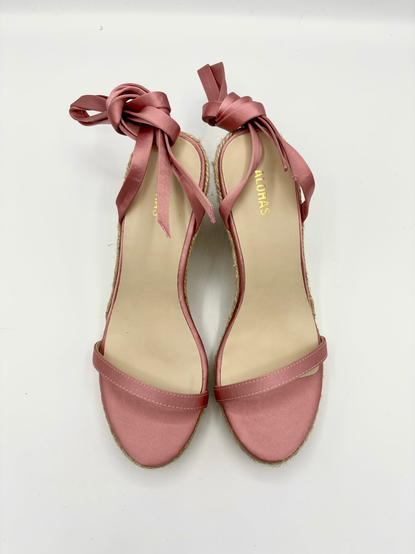 WILLA SILKY PINK LEATHER ESPADRILLES