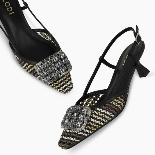CÁDIZ SLINGBACK COURT SHOES