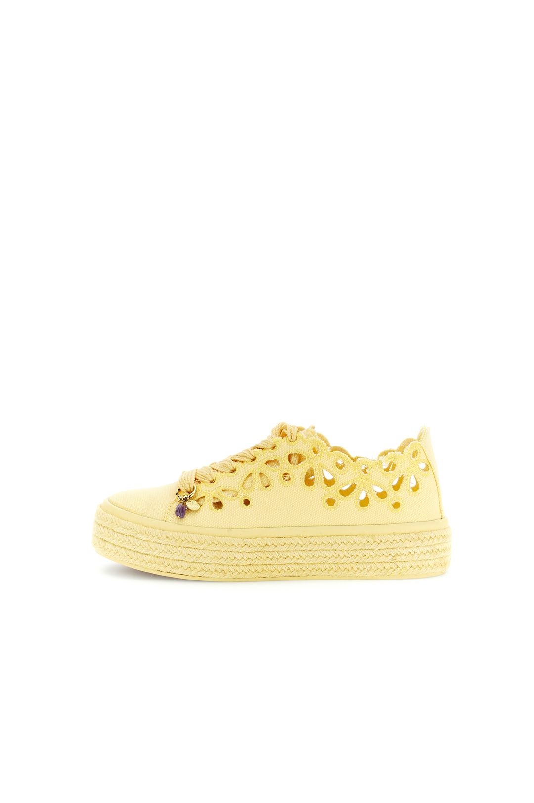 SUMMER SNEAKER LINEN YELLOW