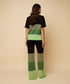 DANI TROUSERS BLACK/ GREEN