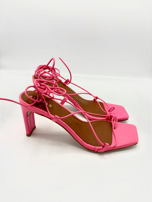 BELLINI LEATHER SANDAL NEON PINK