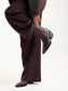 LIV LOUA METAL BURGUNDY BOOT