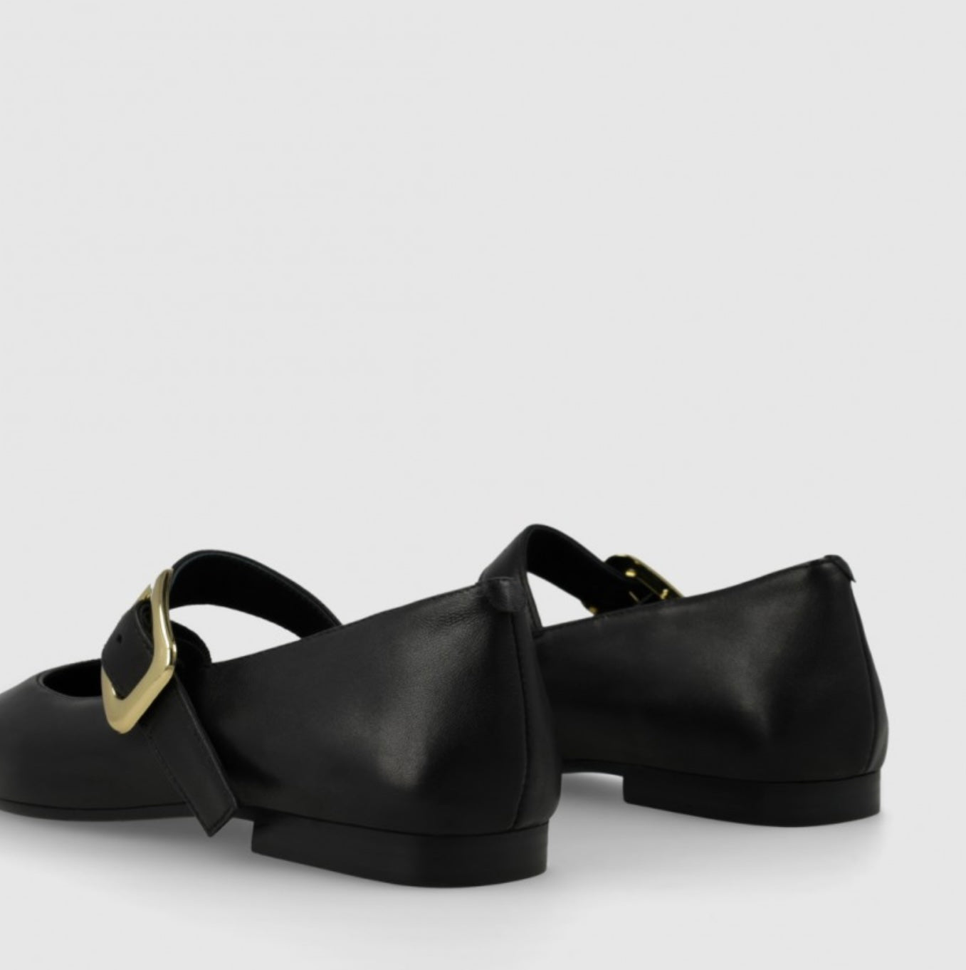 SOFT BALLERINAS BLACK LEATHER