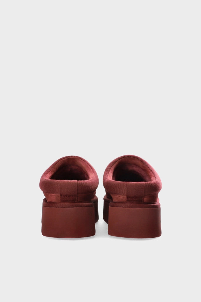 CPH272 SUEDE BORDEAUX PLATEAU SLIPPER