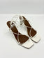 BELLINI LEATHER SANDAL PEARL WHITE