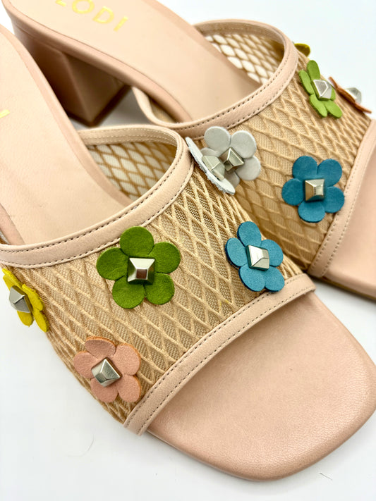 MESH SANDALE MIT BLUMEN LODI