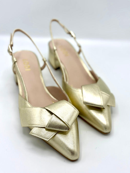 MINERAL CHAMPAGNE BALLET FLATS