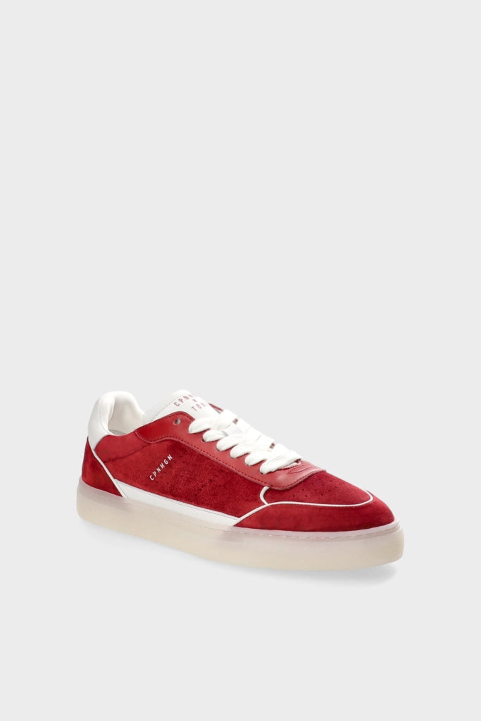 CPH253 x TONI GARRN LEATHER MIX RED WHITE SNEAKER