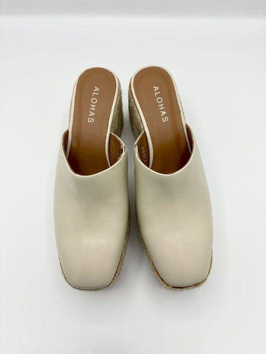 Alohas Clog Espadrille creme