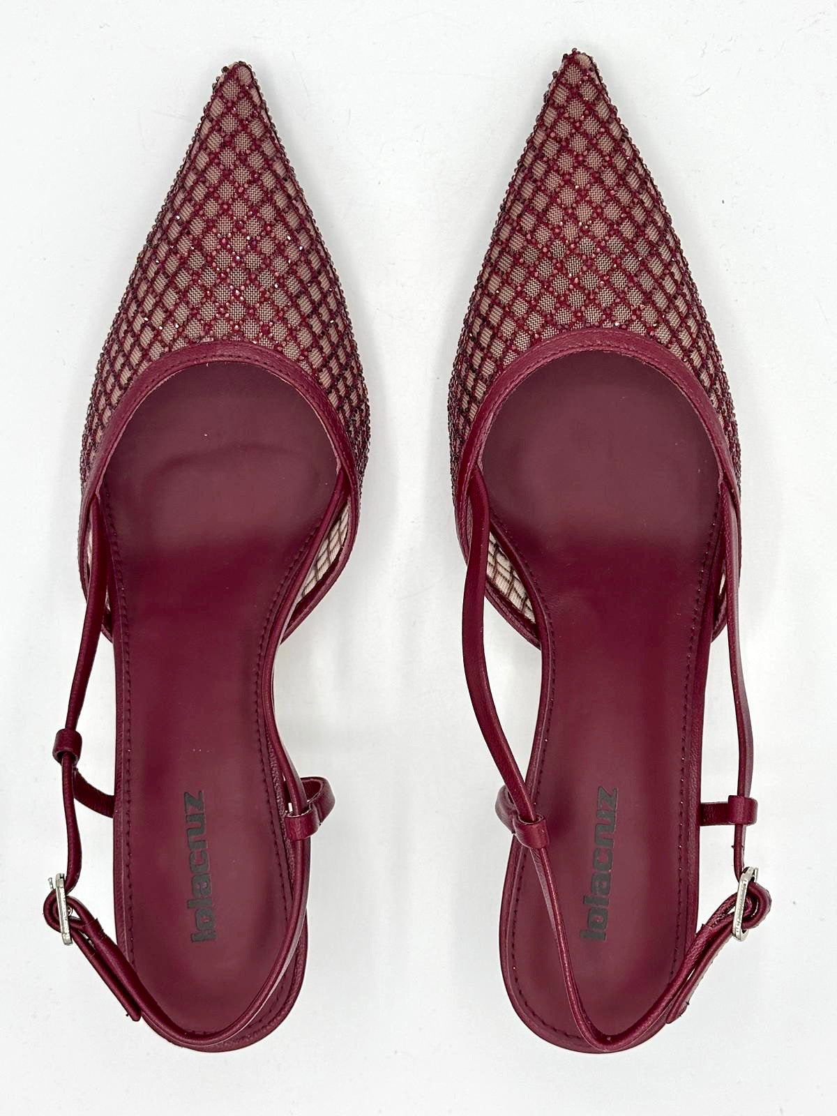 RUBY PUMPS BURGUNDY