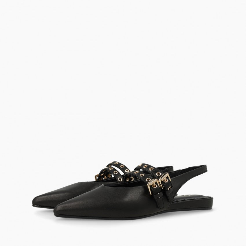 SORIA BALLET FLATS BLACK