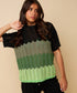 DANI T-SHIRT BLACK/GREEN