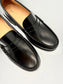 RIVET BLACK LEATHER LOAFER