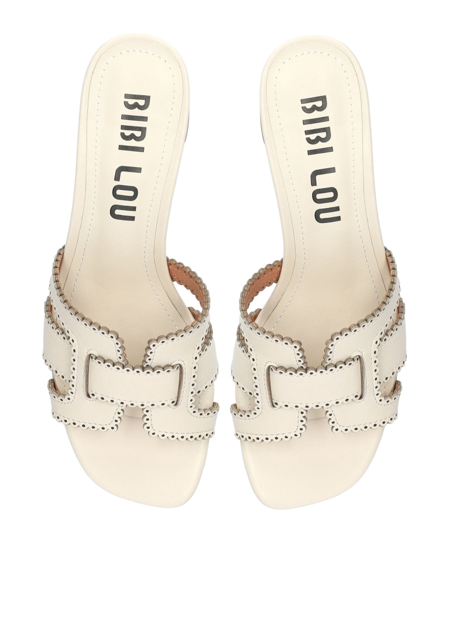 HOLLY HEELED SANDALS OFF WHITE