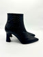 RELASTI ANKLE BOOT PYTHON BLACK