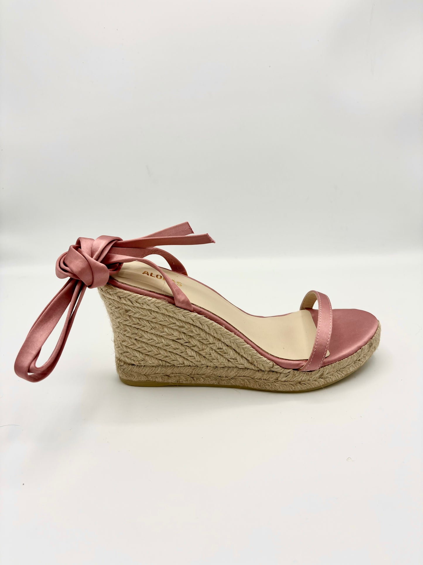 WILLA SILKY PINK LEATHER ESPADRILLES