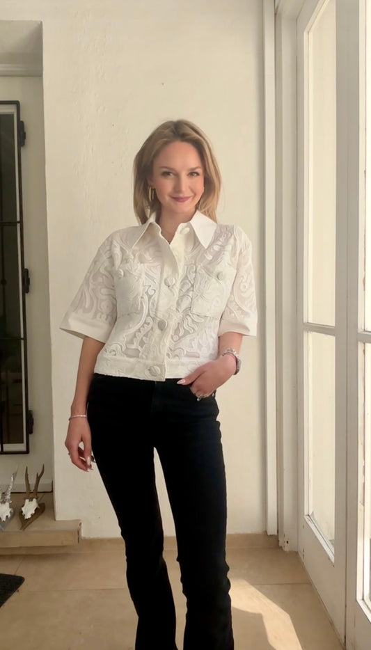 JACKET WHITE LACE