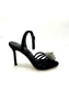 LARA VELVET HEEL BLACK