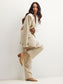 LIV LOUA METAL OAK SUEDE