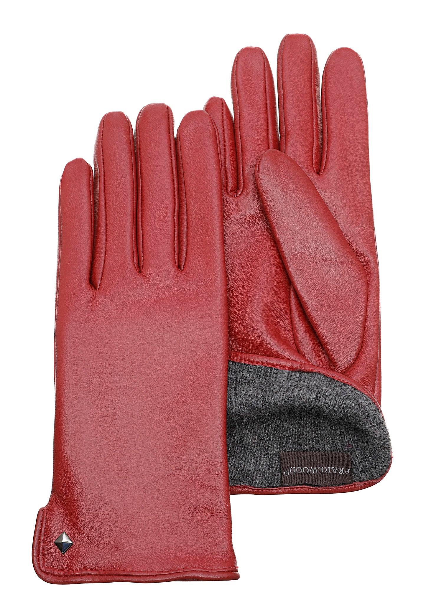 LEATHER GLOVE MEG RED