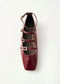 LUKE ONIX BALLERINA WINE BURGUNDY