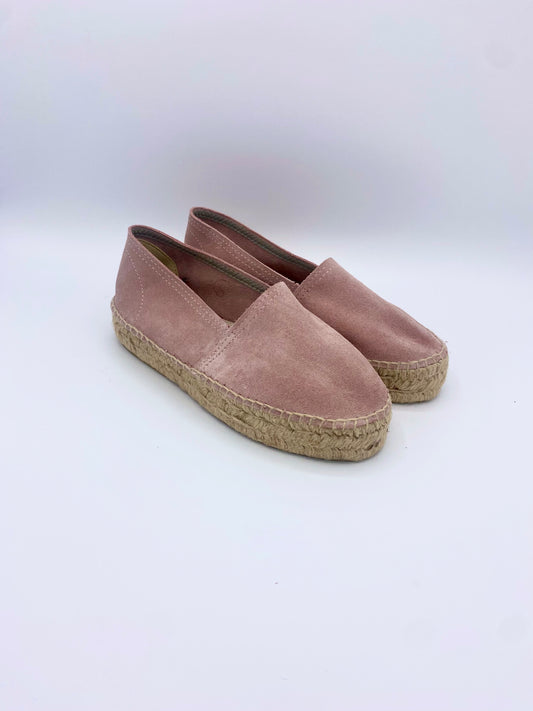 PLATFORM ESPADRILLE HANDMADE ROSE