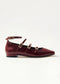 LUKE ONIX BALLERINA WINE BURGUNDY