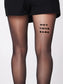 NOT YOUR BABE STRUMPFHOSE - STATEMENT TIGHTS