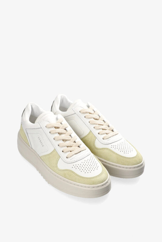 CPH75 LEATHER MIX WHITE YELLOW SNEAKER