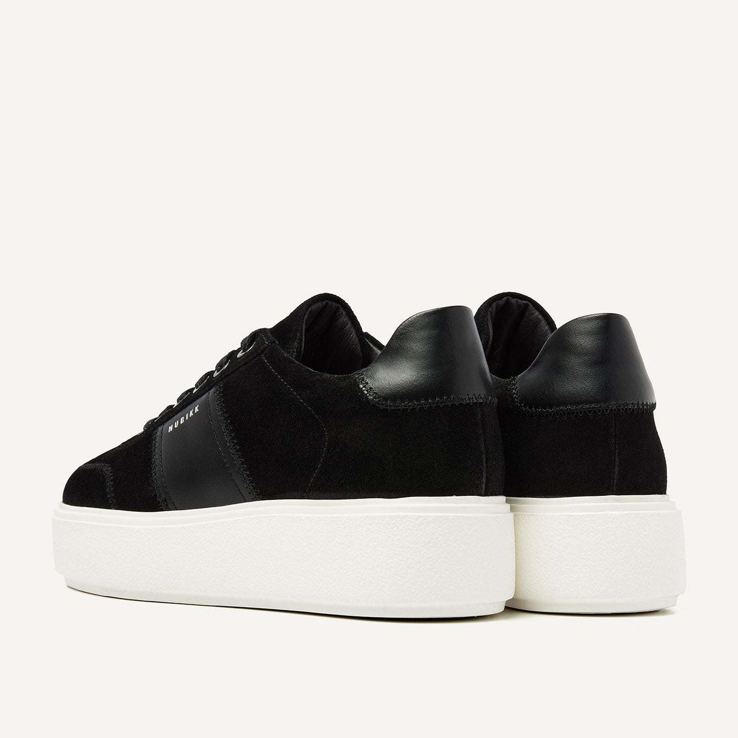 ELISE WING SUEDE SNEAKERS BLACK