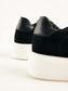 ELISE WING SUEDE SNEAKERS BLACK