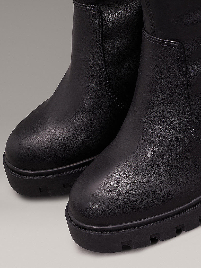 CK PLATEAU BLACK BOOT NAPPA