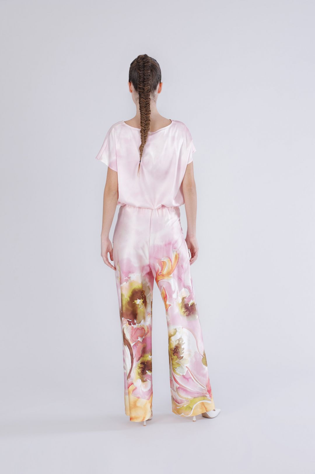 PALAZZO HOSE SATIN PINK