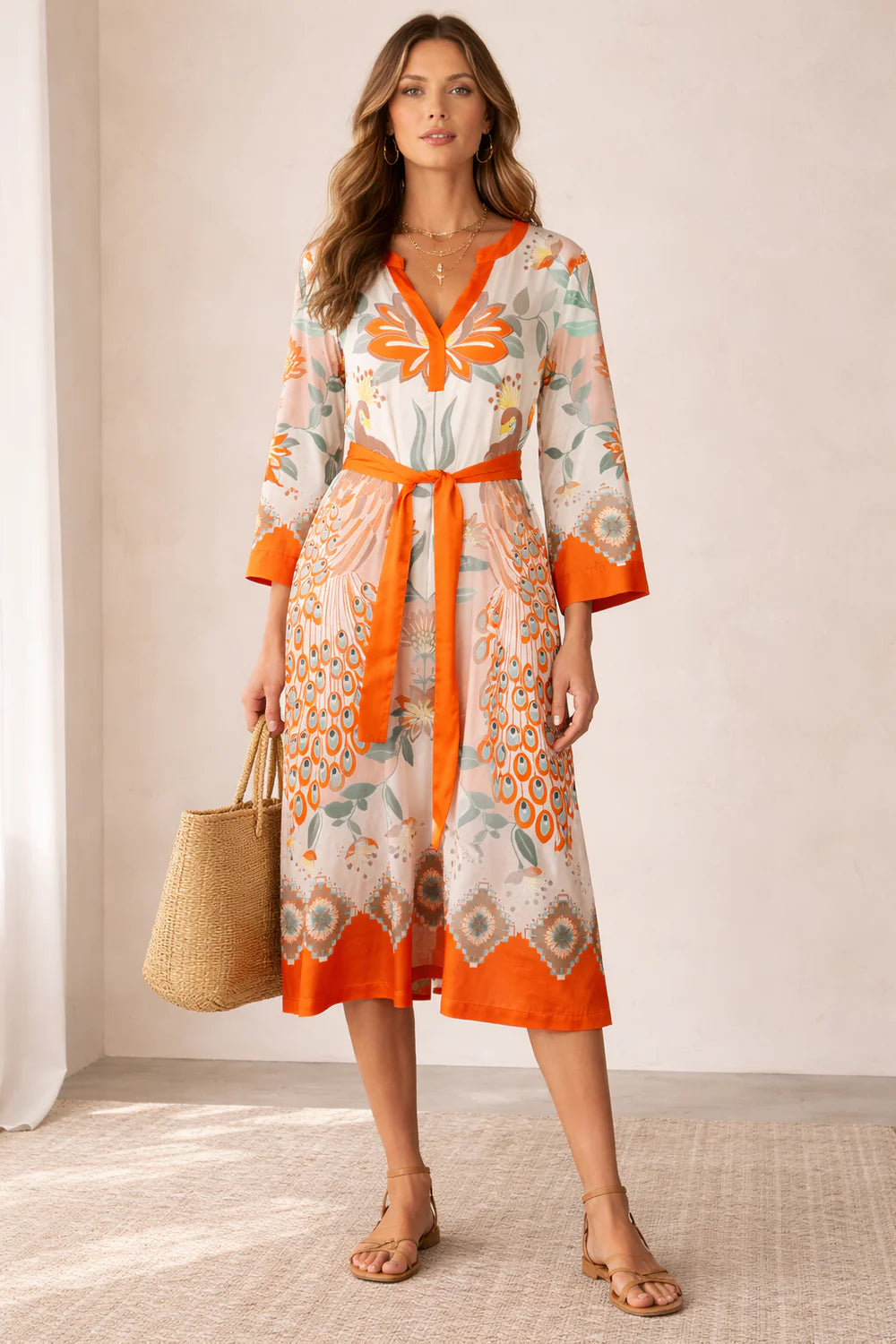 MAXIKLEID FEATHER FIESTA