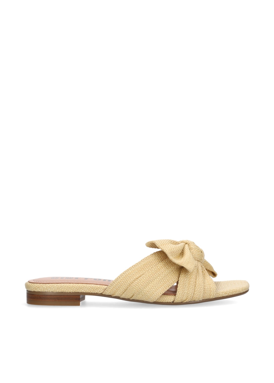 KARSIE FLAT SANDALS NATURAL