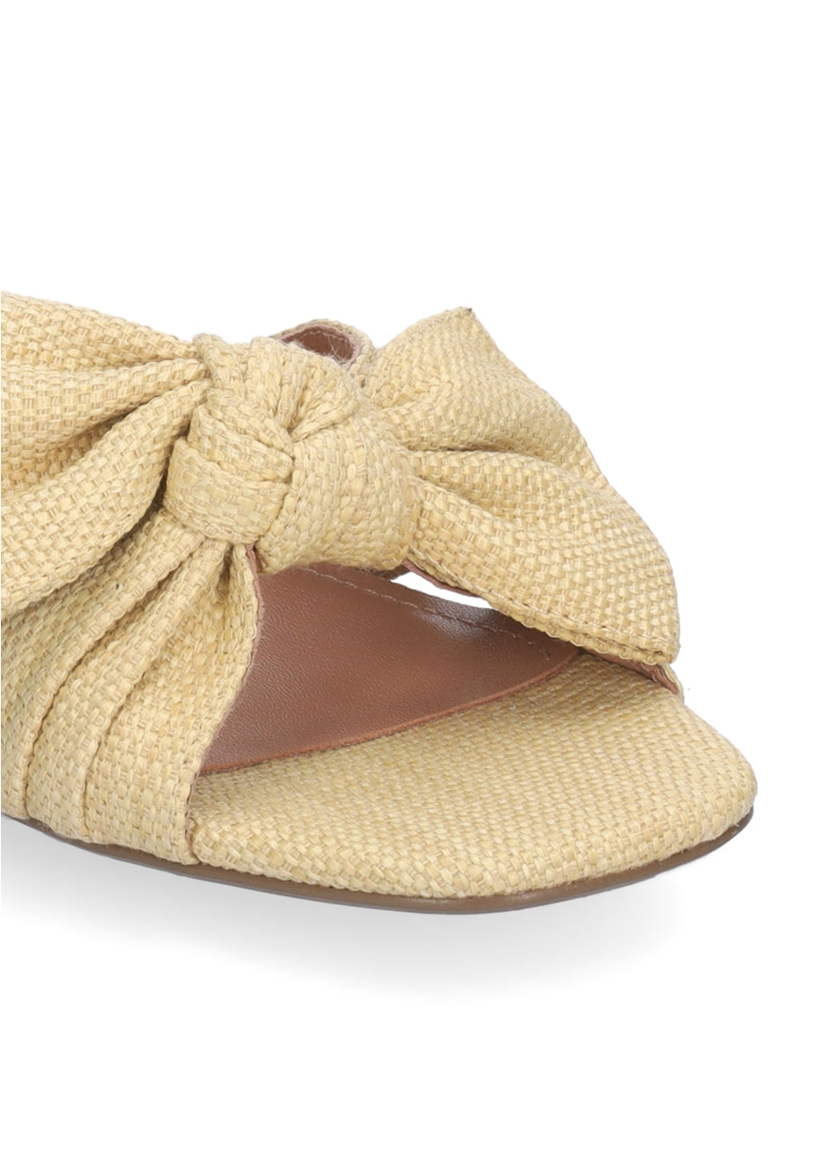 KARSIE FLAT SANDALS NATURAL