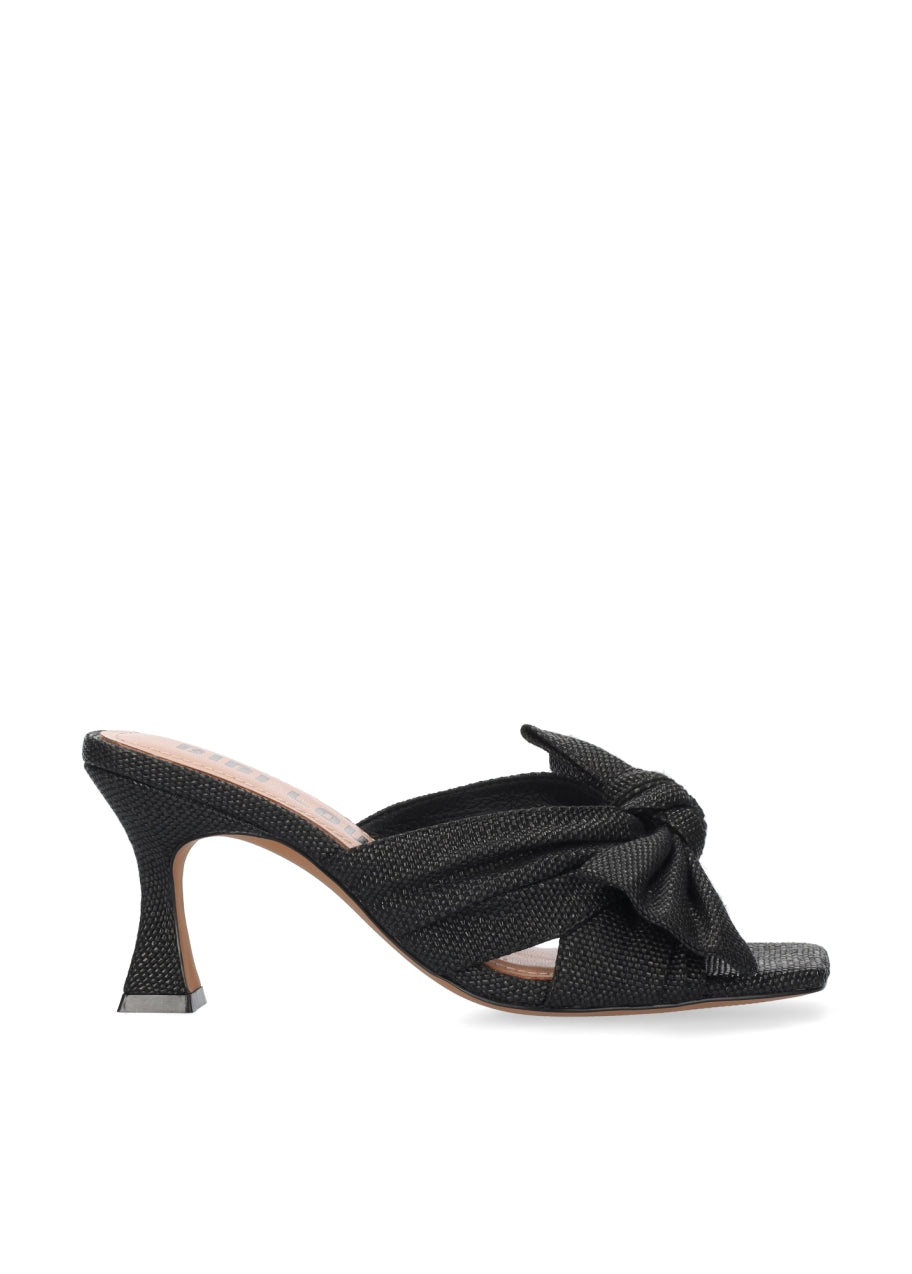 KARSIE HEELED SANDALS BLACK
