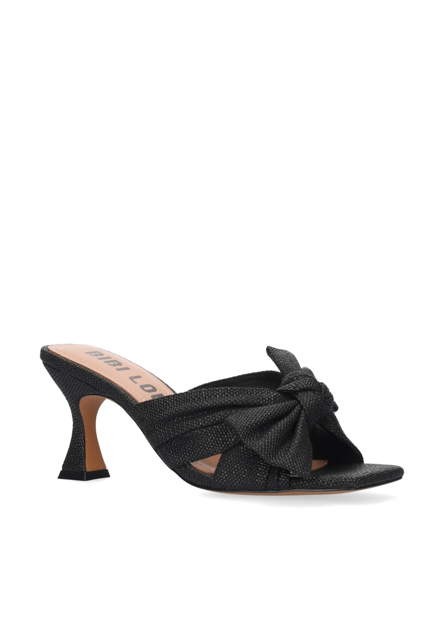 KARSIE HEELED SANDALS BLACK