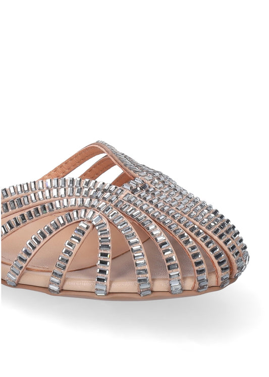 SERABI FLAT SANDALS NUDE