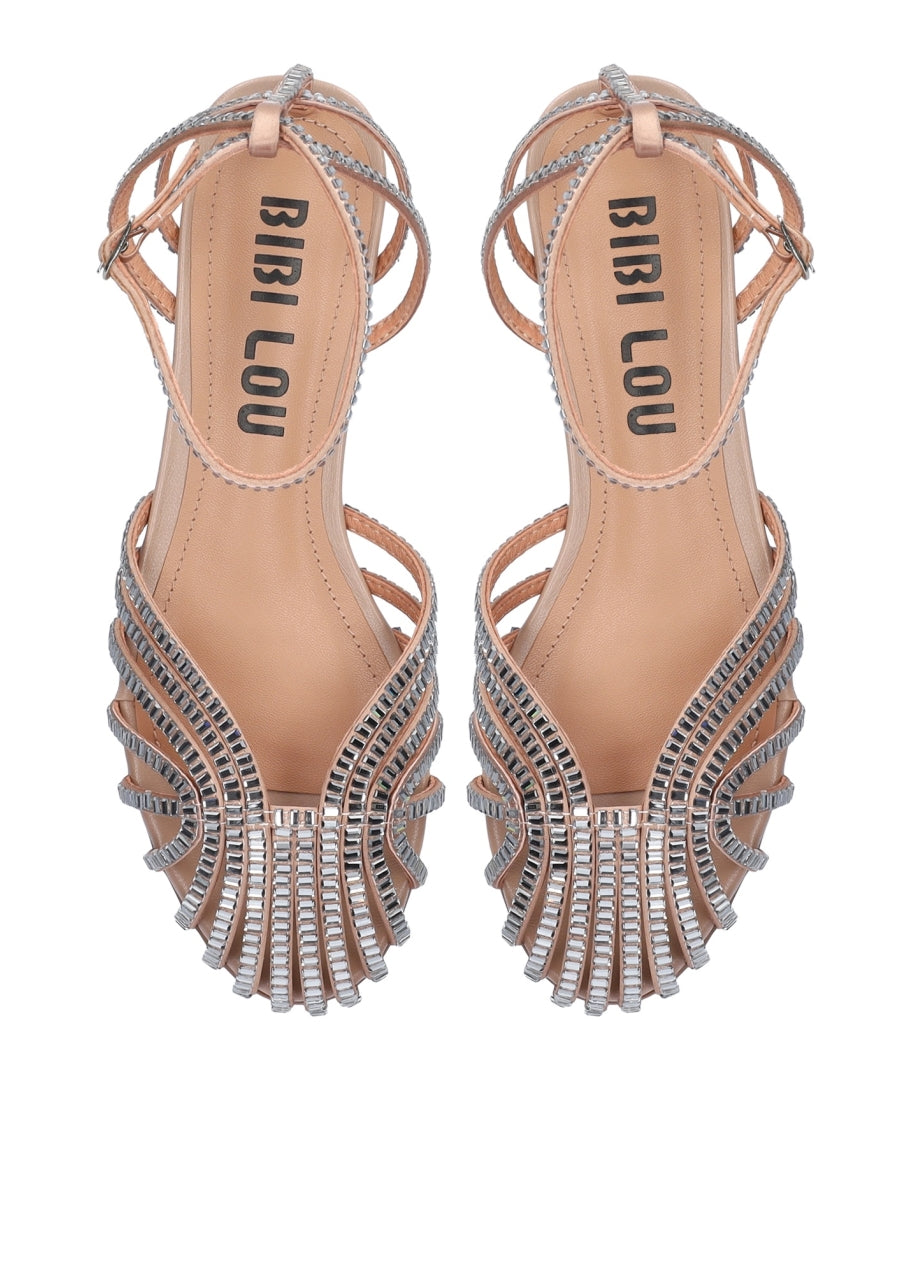 SERABI FLAT SANDALS NUDE